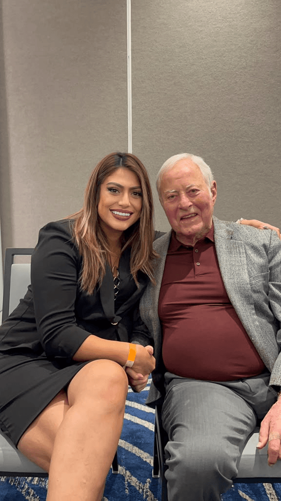 Maribel Ramos con Brian Tracy